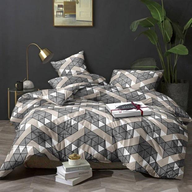 Комплект постільної білизни Triangular patterns євро поліестер 200х220 см (T75-0406e/E)