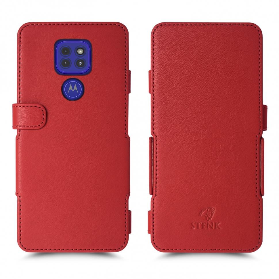 Чохол книжка Stenk Prime для Motorola Moto G9 Play Червоний (66597)