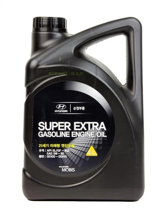 Моторное масло Hyundai Mobis Super Extra Gasoline SL GF-3 5W-30 4 л (0510000410)