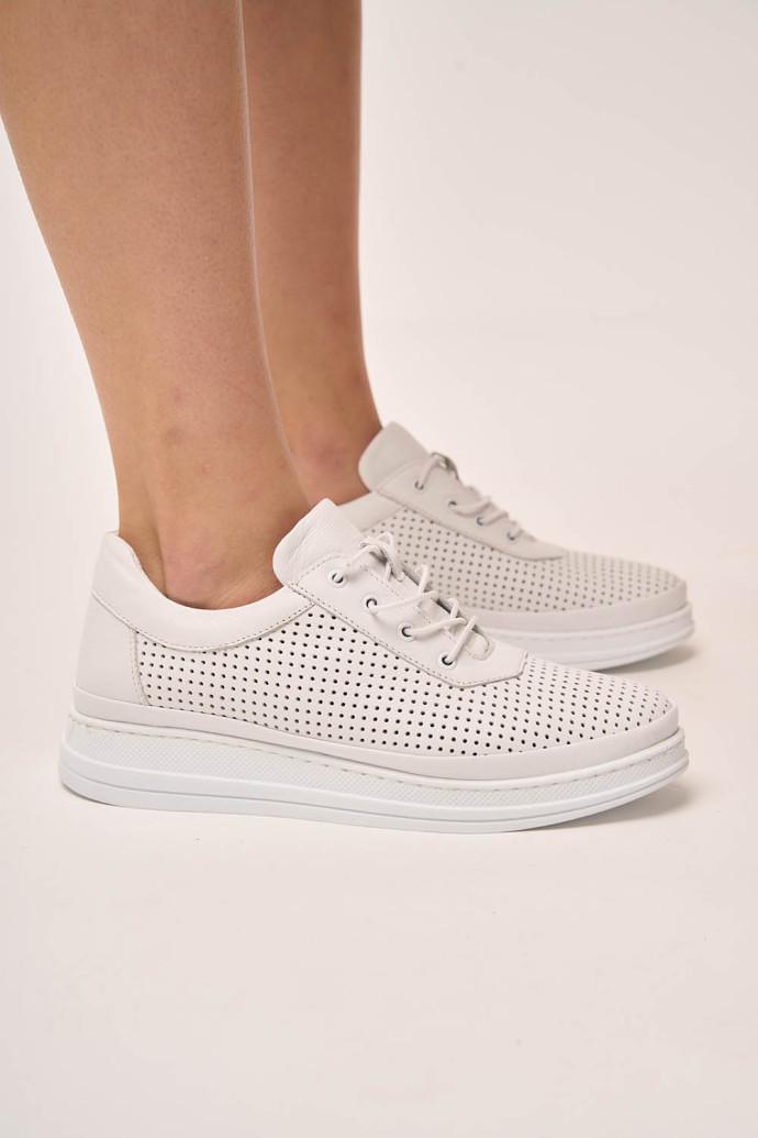 Мокасини жіночі Anna Lucci шкіряні р. 39 Білий (195595) - фото 5 Мокасини жіночі Anna Lucci шкіряні р. 39 Білий (195595) - фото 5