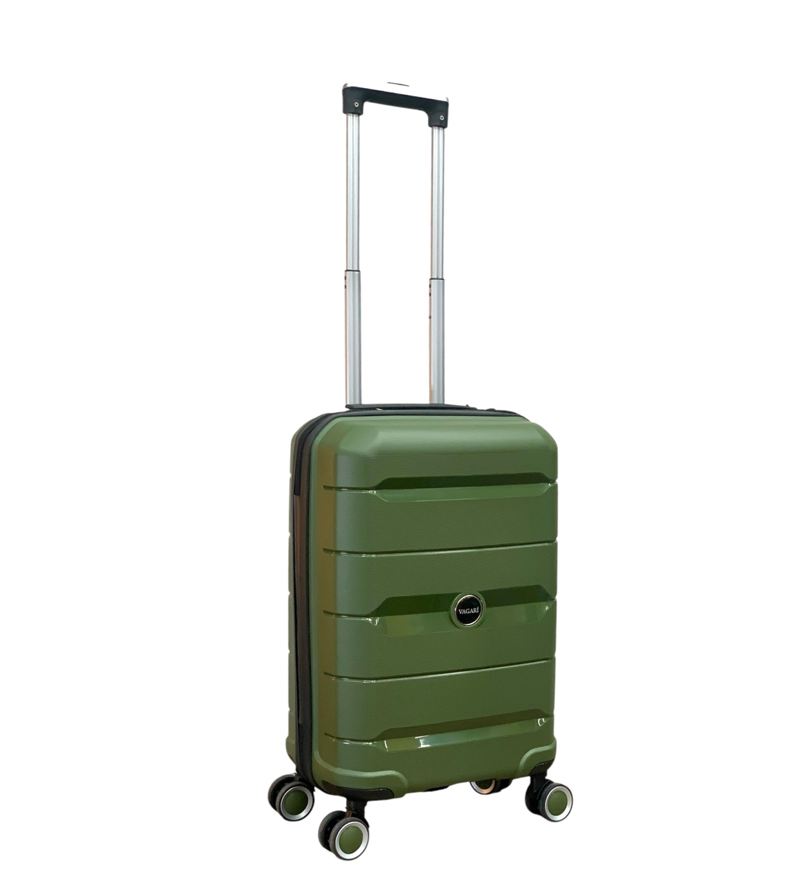 Чемодан my Polo PP011-S полипропилен ручная кладь на 4-х двойных колесах маленький S 50 л