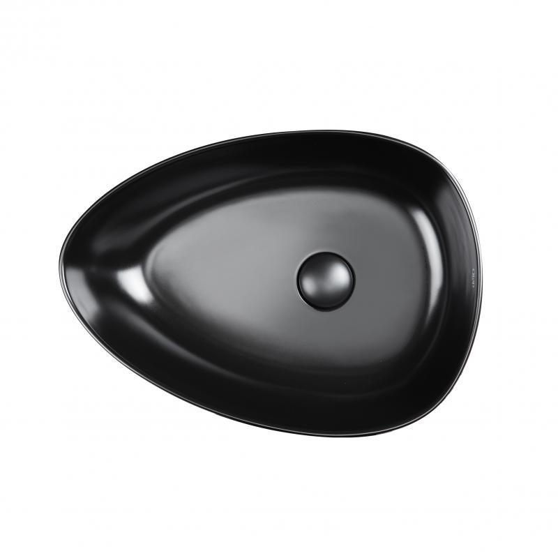Раковина-чаша Q-tap с донным клапаном Leo Matt Black QT1111A053MB