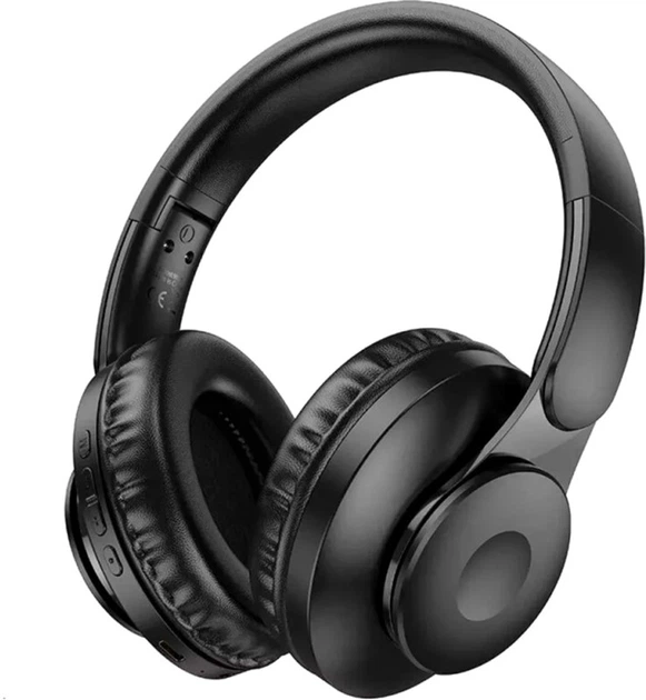 Навушники бездротові Hoco W45 Enjoy BT headset Black (KST-6942007601191)