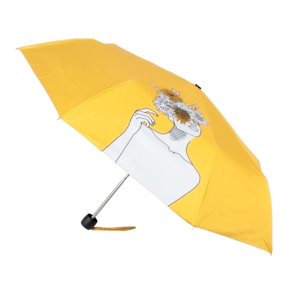 Парасолька жіноча Fulton L884 National Gallery Minilite-2 UV Sunflowers (L884-040171)
