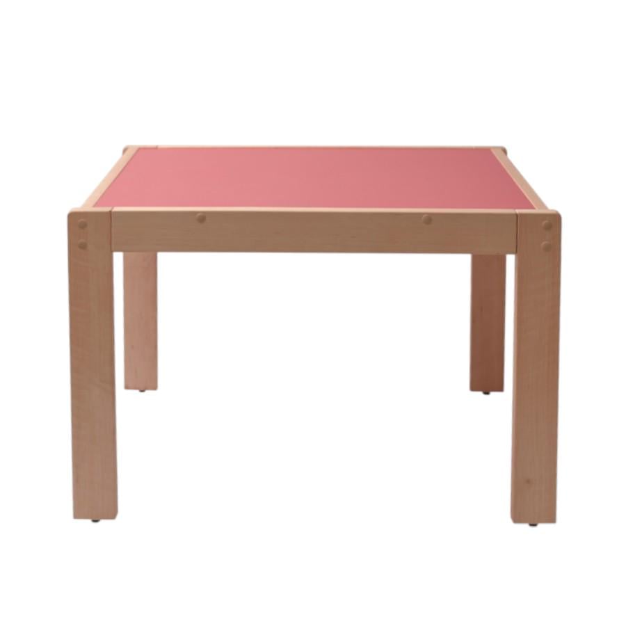 Стол детский деревянный бук 45х66х44 см Розовый