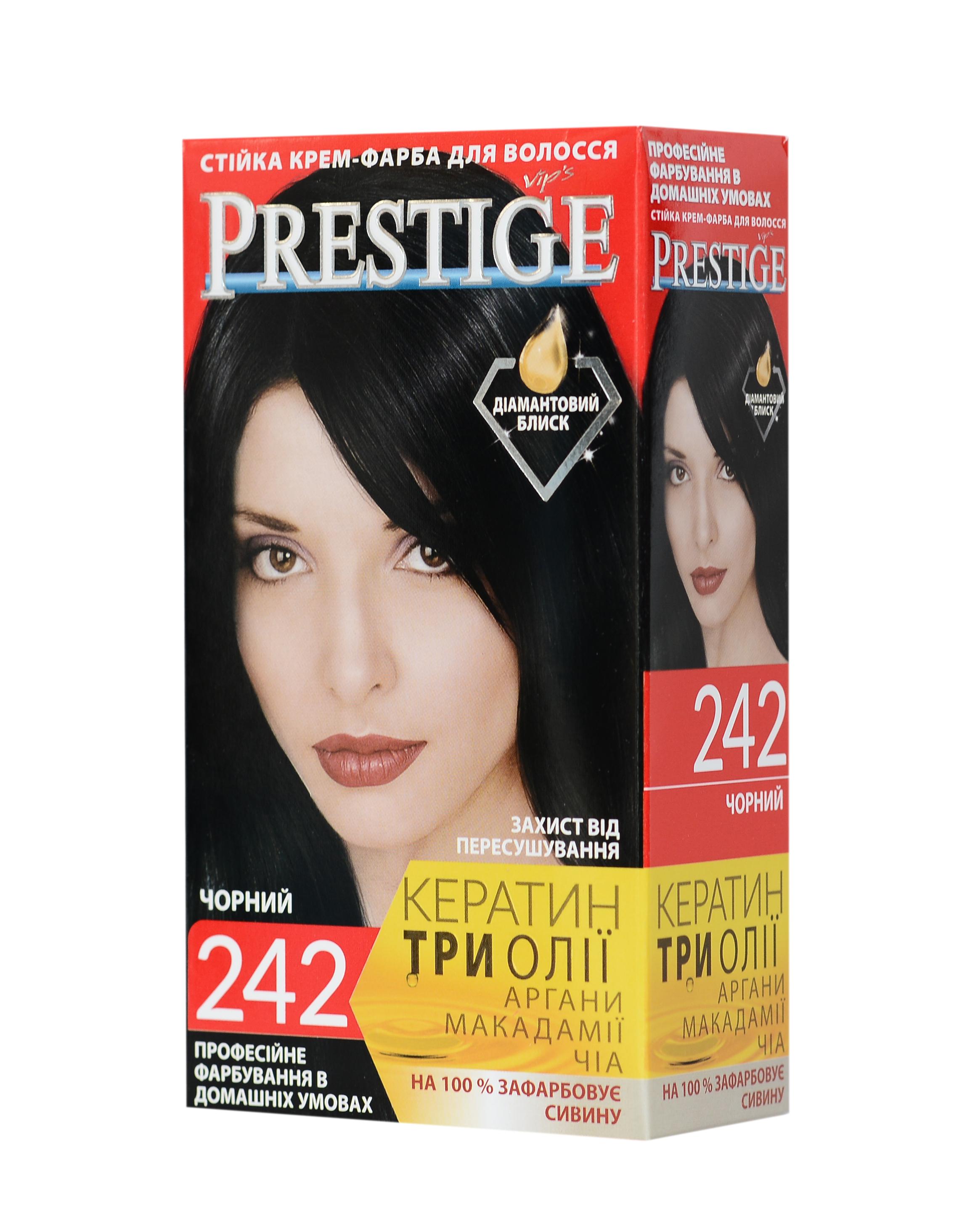 Краска для волос Vips PRESTIGE №242 Черный (000349) Краска для волос Vips PRESTIGE №242 Черный (000349)