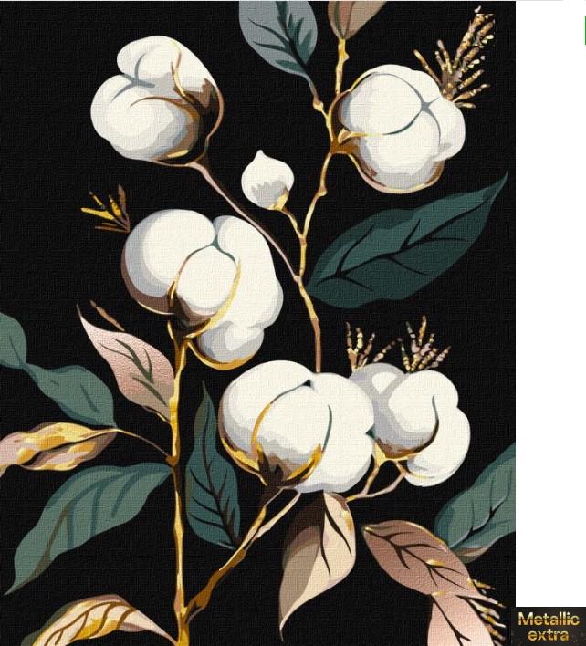 Картина по номерам Идейка Белоснежный хлопок extra 40х50 см (KHO3246)