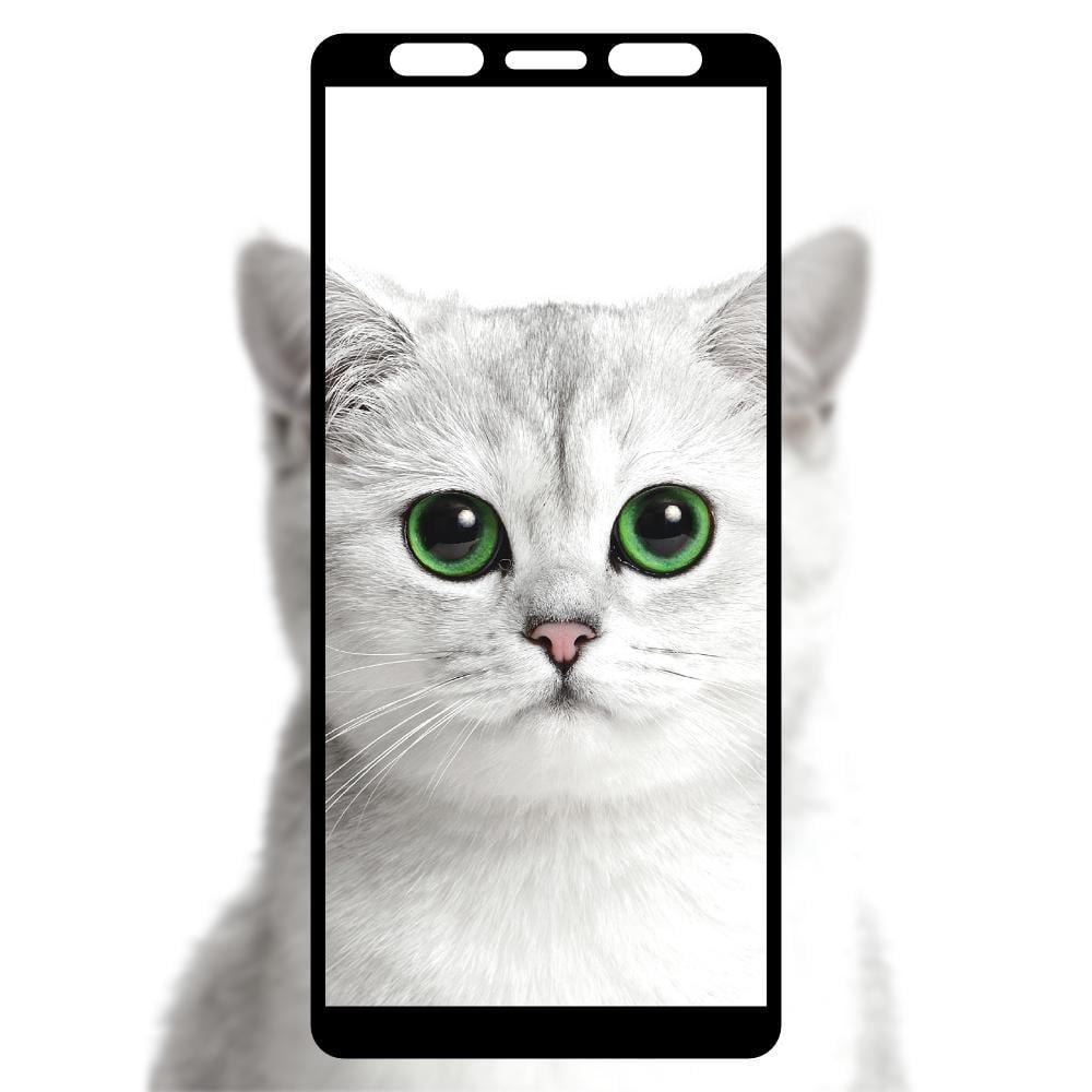 5D стекло Samsung Galaxy A6+ 2018 (Защитное Full Glue) Black (07414-2B)