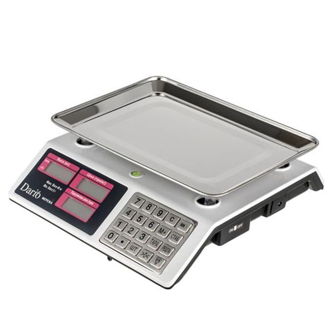 Ваги торгові Dario DES-4V-40S з калькулятором та акумулятором (13354964)