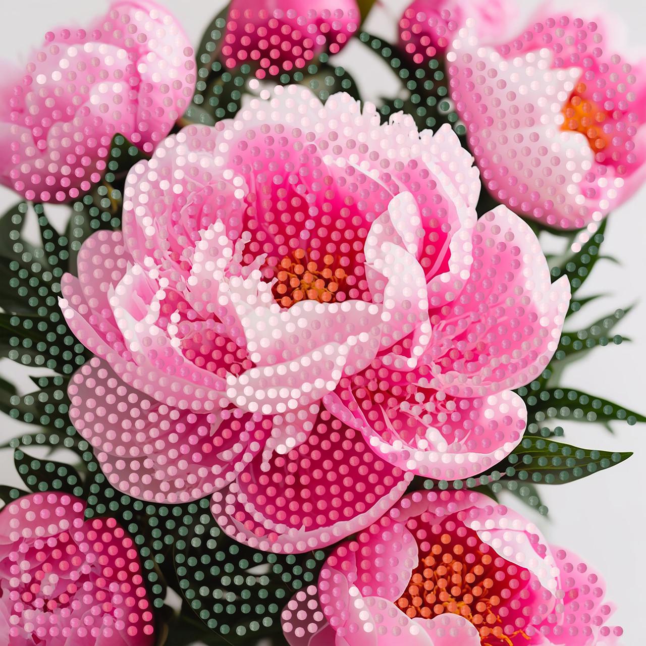 Алмазная мозаика Strateg Свежесть на бумажной основе 18х18 см (ZAV1818-23)