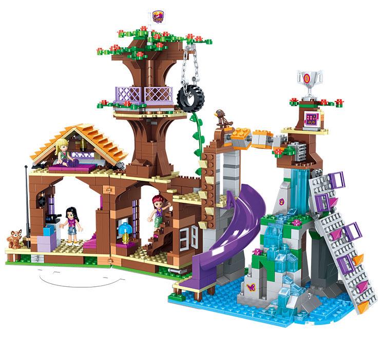 Конструктор лагерь в лесу Friend 872 детали (3019)