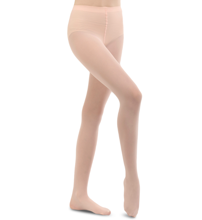 Колготы детские для гимнастики и хореографии Ballet Pink с отверстием на стопе 8-9 лет 122-134 см Телесно-розовый (37524565)