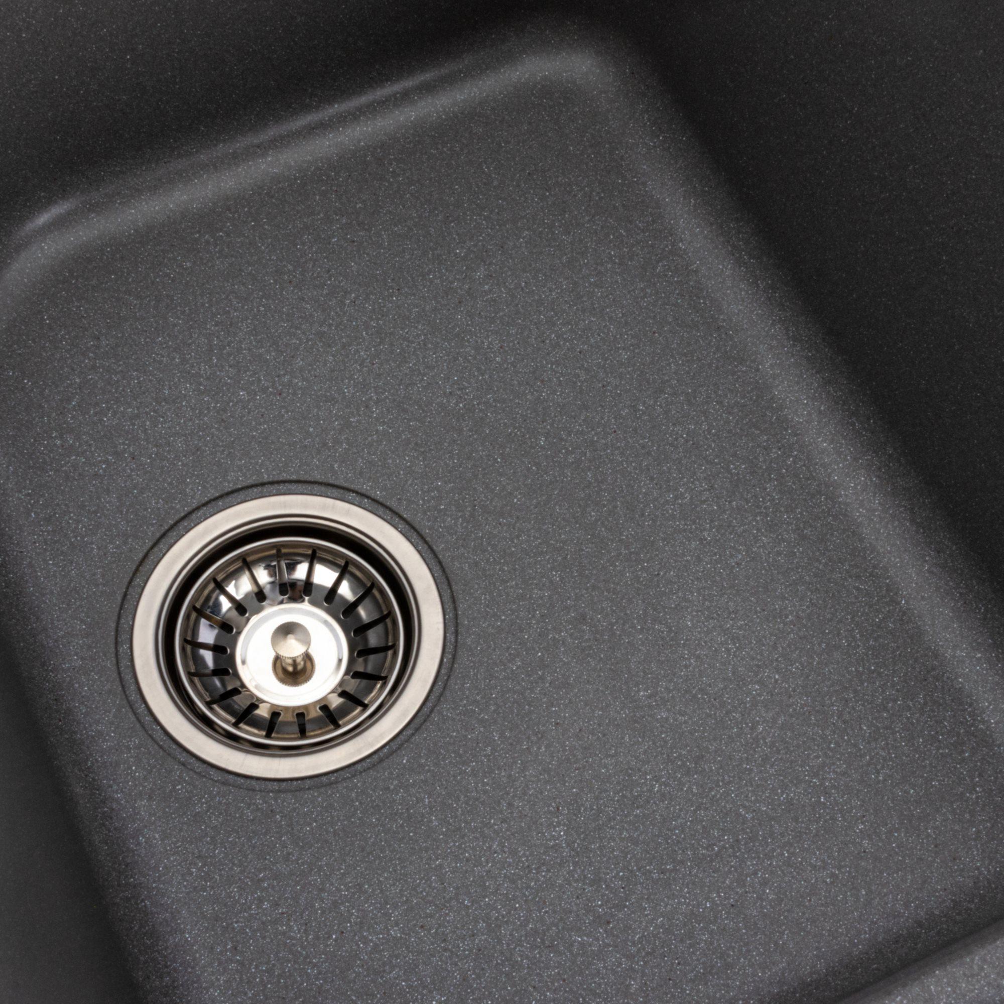 Мойка для кухни гранитная Platinum 7950 Equatoria матовый Серый муссон - фото 7 Мойка для кухни гранитная Platinum 7950 Equatoria матовый Серый муссон - фото 7