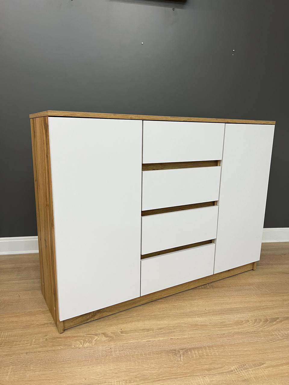 Комод Avrora 1154х370х850 мм Дуб Аппалачи/Белый - фото 5 Комод Avrora 1154х370х850 мм Дуб Аппалачи/Белый - фото 5