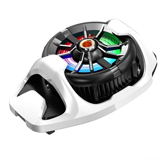 Кулер активное охлаждение для телефона/планшета Memo DL22 до 88 мм White (18510)