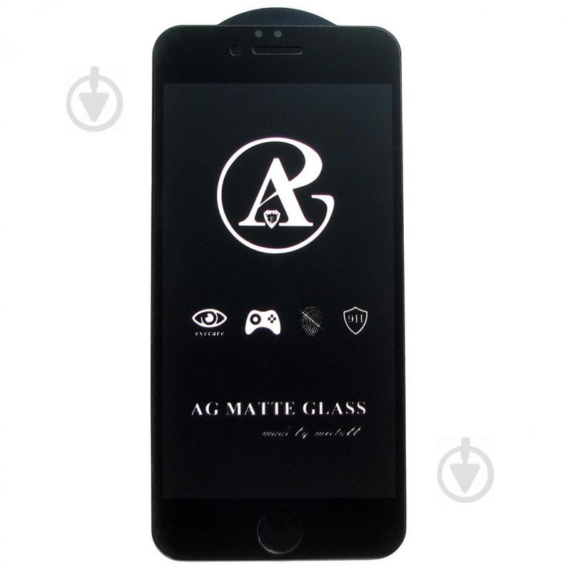 Матовое защитное стекло AG Matte Full Glue для Apple iPhone 6 Черный
