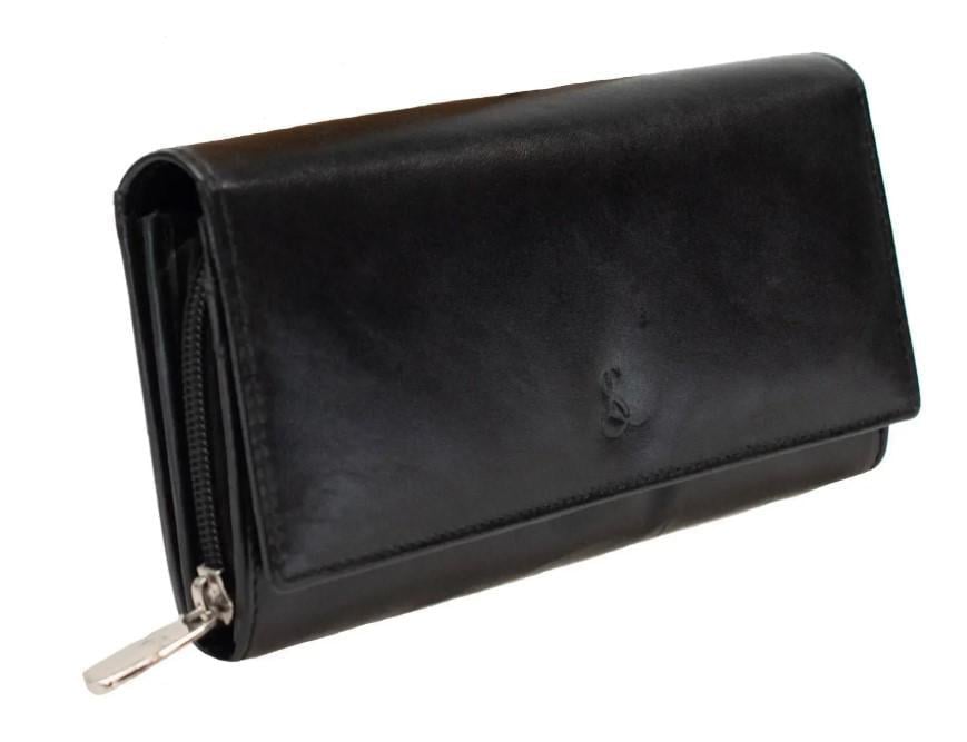 Гаманець жіночий шкіряний SEMI LINE RFID P8264-0 Black (DAS303151)