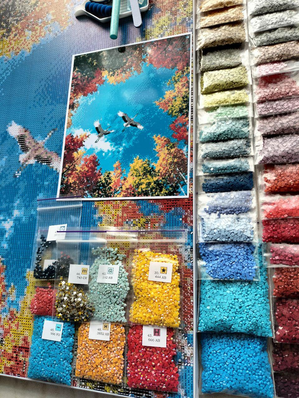 Алмазная мозаика АлМазка В теплые края квадратные алмазы без подрамника 40x50 см (АлМ-292) - фото 3 Алмазная мозаика АлМазка В теплые края квадратные алмазы без подрамника 40x50 см (АлМ-292) - фото 3