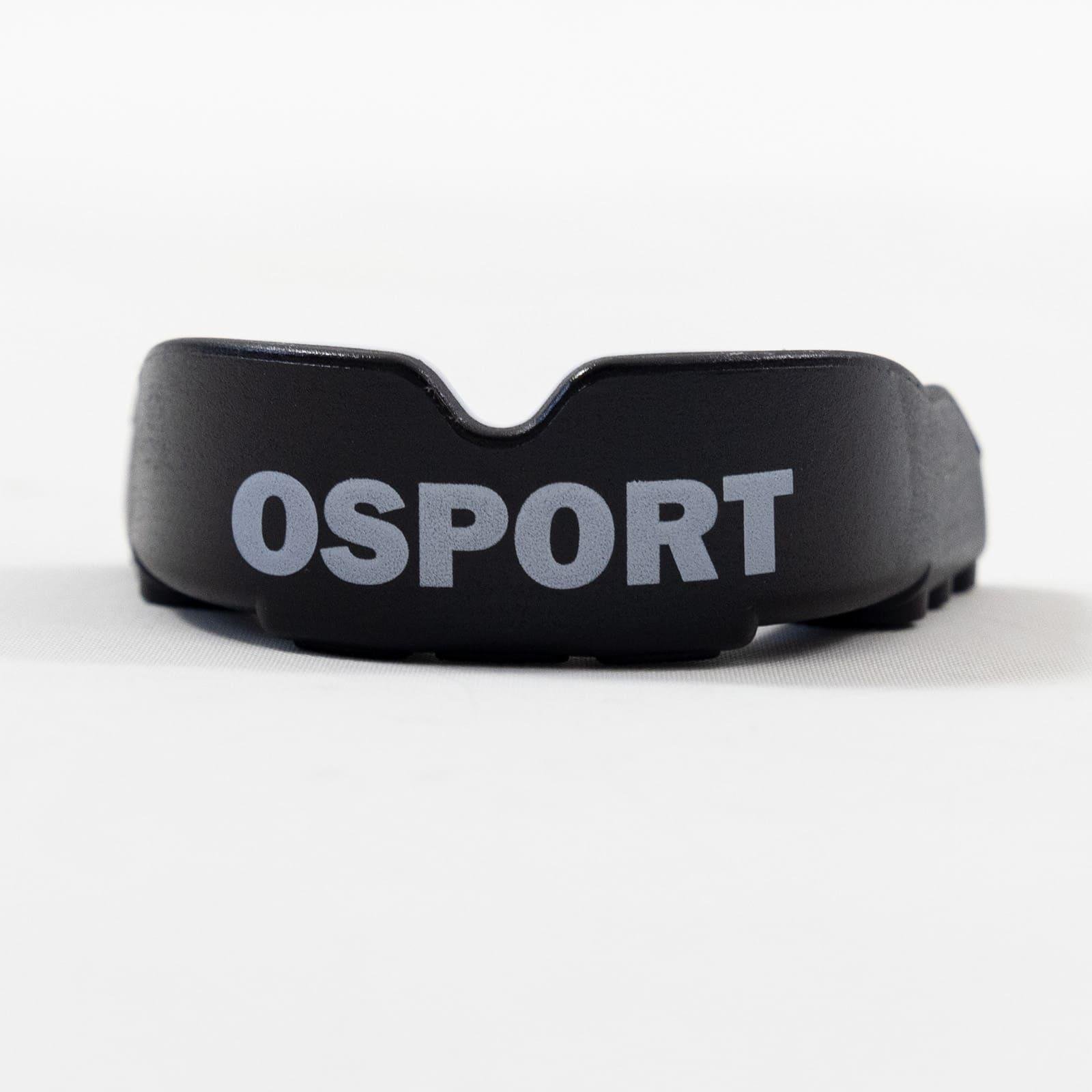 Капа боксерская OSPORT одночелюстная Черно-белый (MS 1627) - фото 2