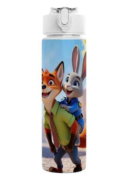 Детская бутылка для воды Лис Ник Уайлд и кролик Джуди Хопс Зверополис Zootopia 750 мл (35110079)