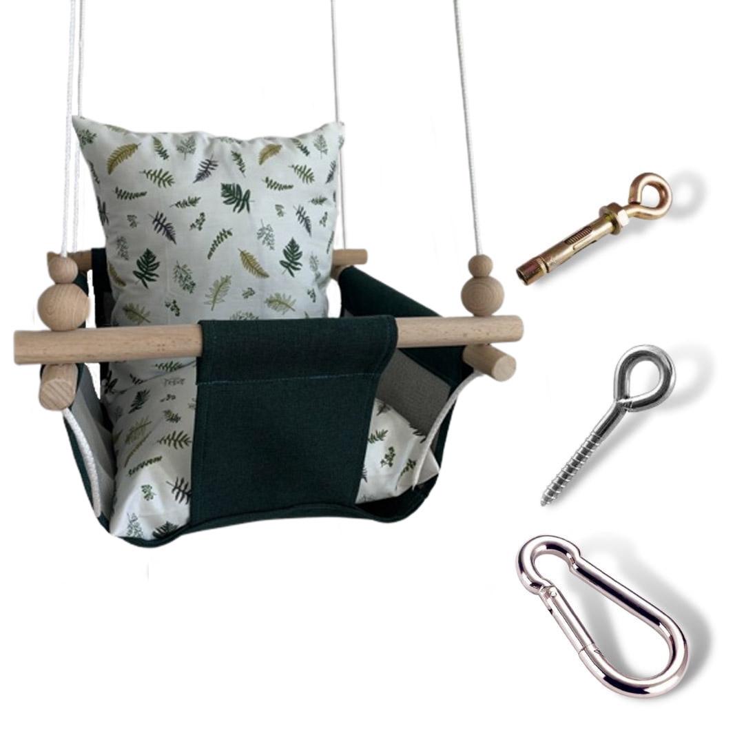 Дитяча гойдалка Infancy Папороть Темно-зелена (9900242)