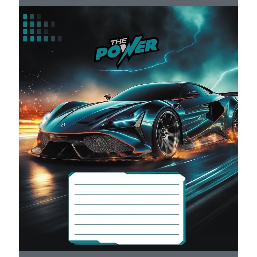 Зошит учнівський Leader Супер сила 012-510041C-3 в косу лінію 12 арк. (RLT55174)