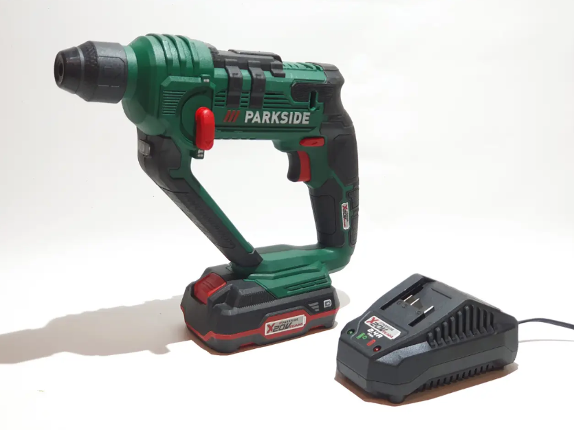 Перфоратор ударный аккумуляторный PARKSIDE PABH 20-Li C3 1 Дж 20V 2 Ач (92287771)