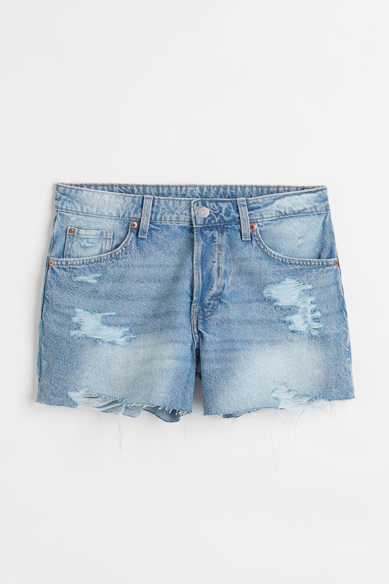 Шорты H&M 1024645 р. 34 Деним