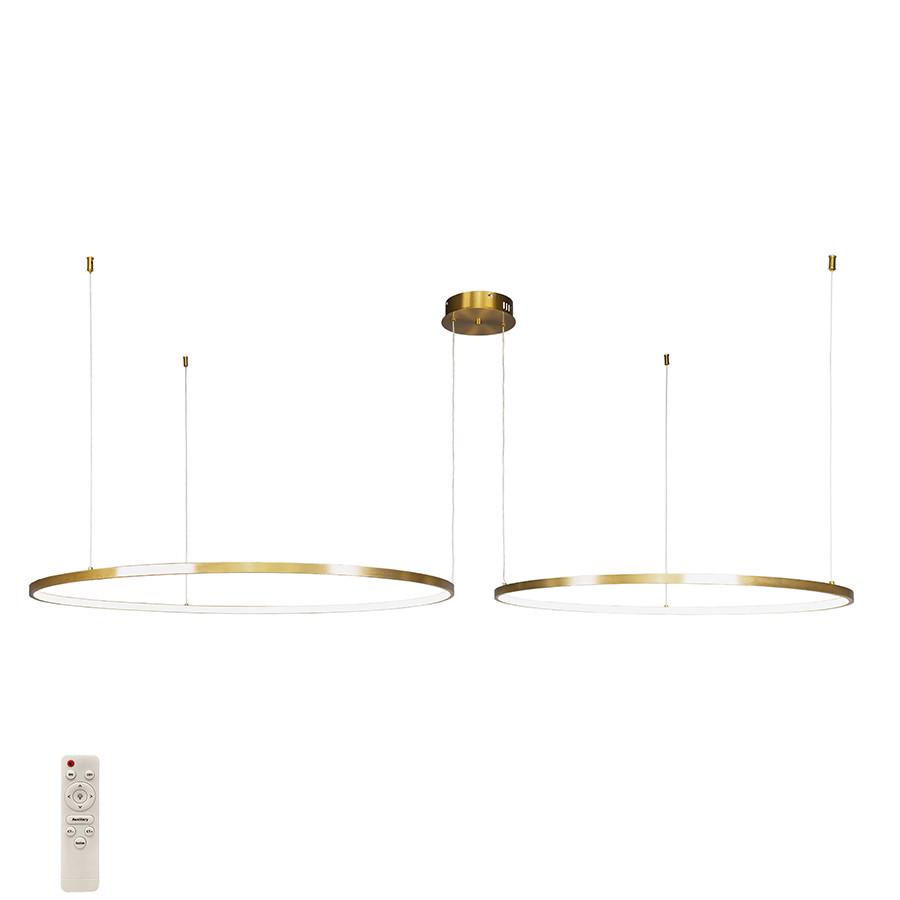 Люстра 7529832-2B LED 800/1000 мм Бронзовый (LVS5150)