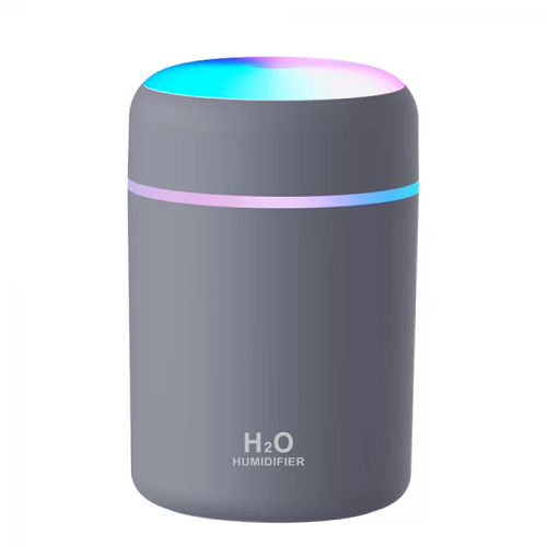 Увлажнитель воздуха ультразвуковой W261 USB 300 мл Серый