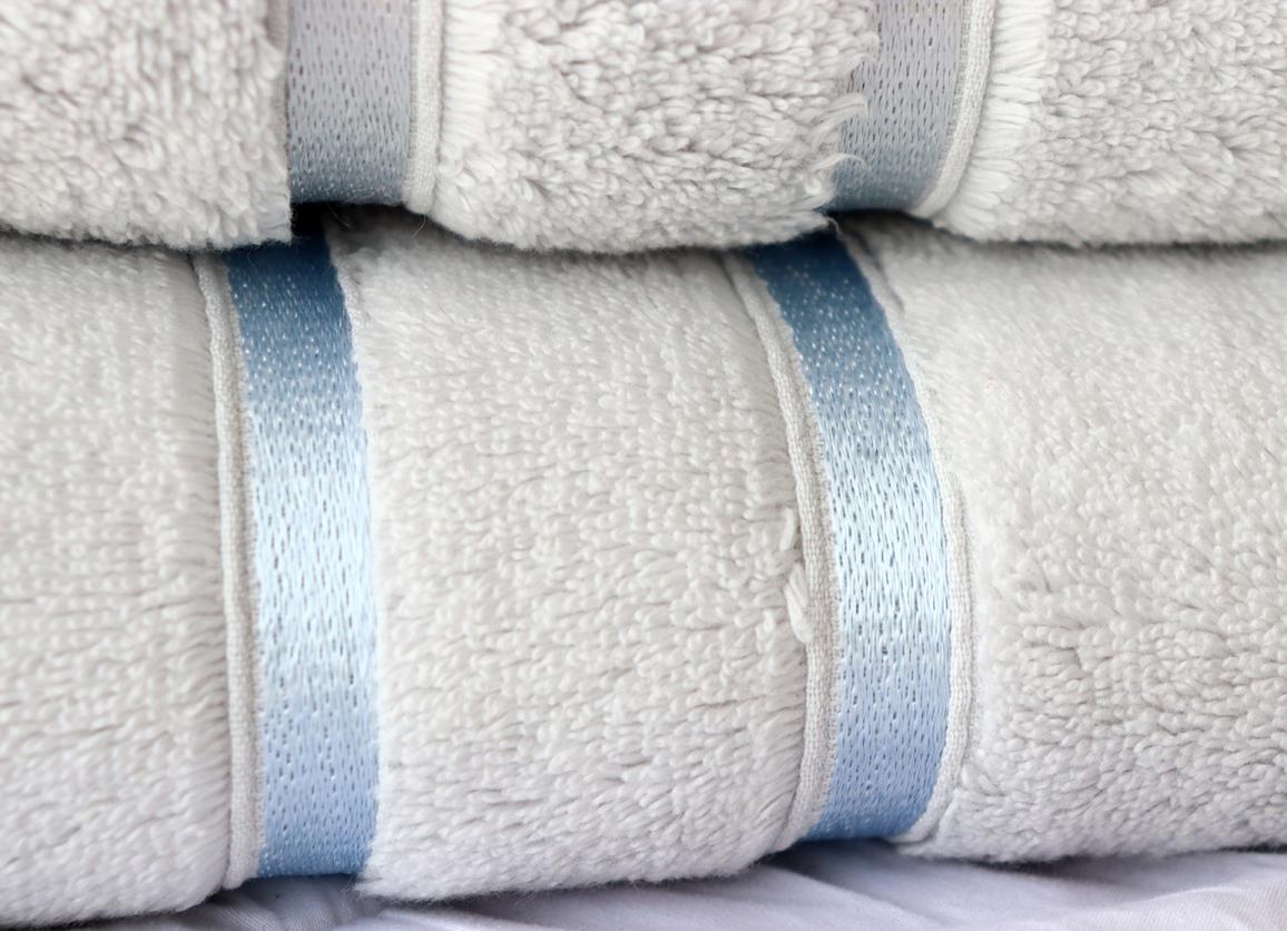 Рушник Dolce 50х90 см Блакитно-сірий - фото 2 Рушник Dolce 50х90 см Блакитно-сірий - фото 2