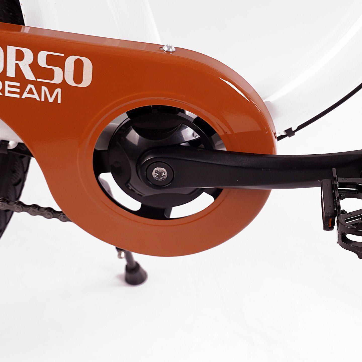 Велосипед городской алюминиевый CORSO Dream 28 дюймов с корзиной и багажником, рама 18" Белый - фото 4 Велосипед городской алюминиевый CORSO Dream 28 дюймов с корзиной и багажником, рама 18" Белый - фото 4