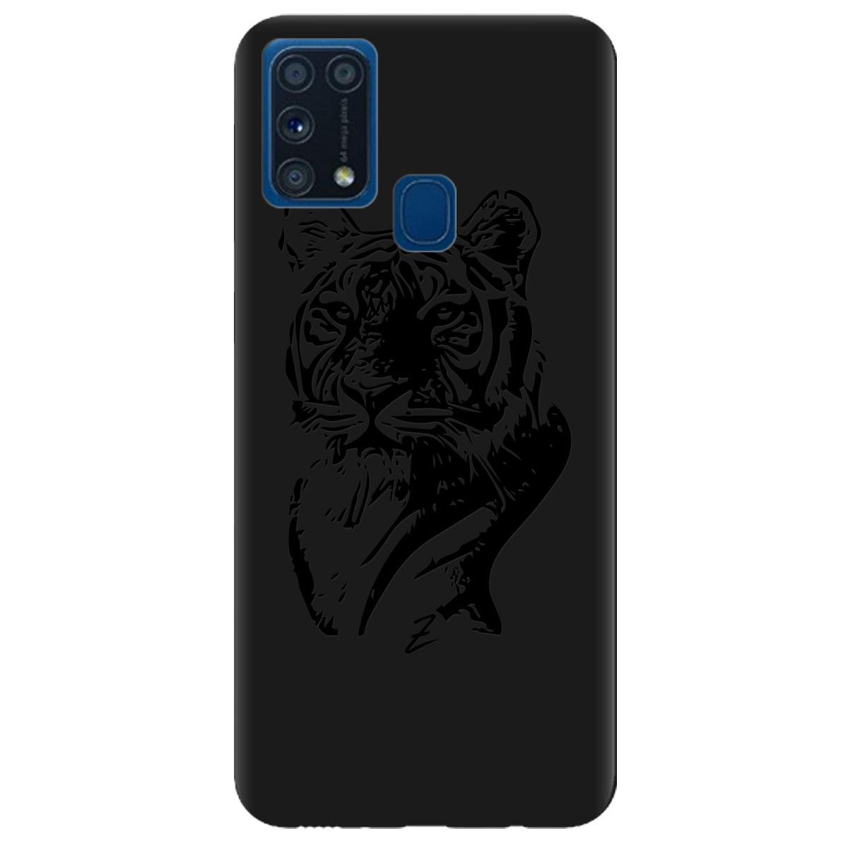 Силиконовый чехол Zorrov для Samsung Galaxy M31 - Tiger (14190050152098933)