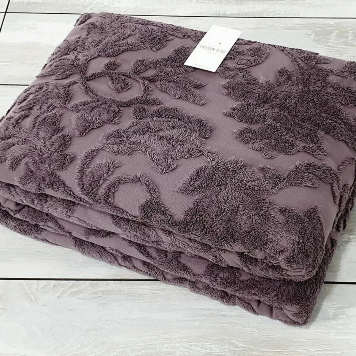 Простынь махровая Maison D'or Sanda евро 220x240 см Lilac (2000022264842) - фото 1 Простынь махровая Maison D'or Sanda евро 220x240 см Lilac (2000022264842) - фото 1