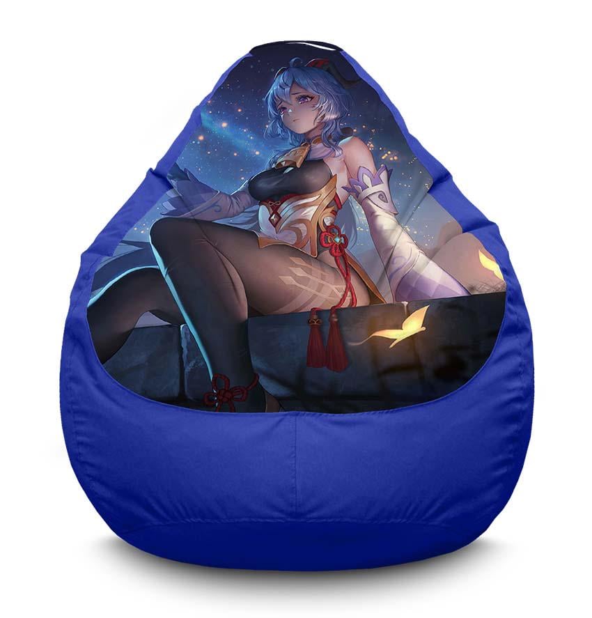 Кресло-мешок iPuff Cute Ganyu Genshin Impact оксфорд XXXL 100х135 см Синий (116935-2) Кресло-мешок iPuff Cute Ganyu Genshin Impact оксфорд XXXL 100х135 см Синий (116935-2)