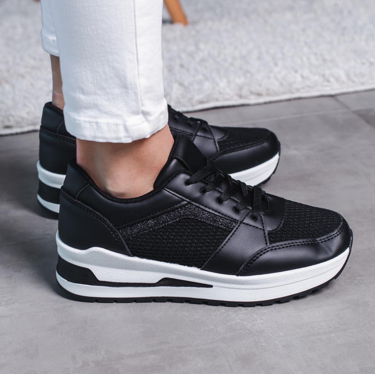 Кроссовки женские Fashion р. 41 25,5 см Черный (3521)