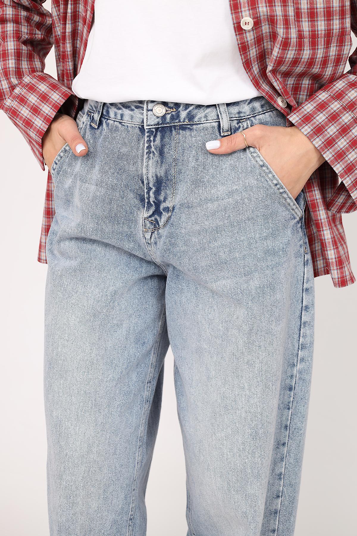 Джинси жіночі Skater ЦБ-00271105 р. 42 Блакитний (SKT001047833) - фото 4