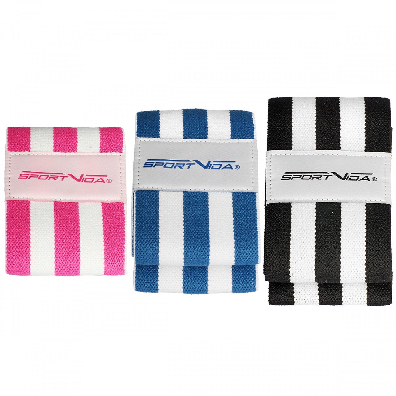 Резинка для фитнеса и спорта SportVida Hip Band SV-HK0364 3 шт. тканевая