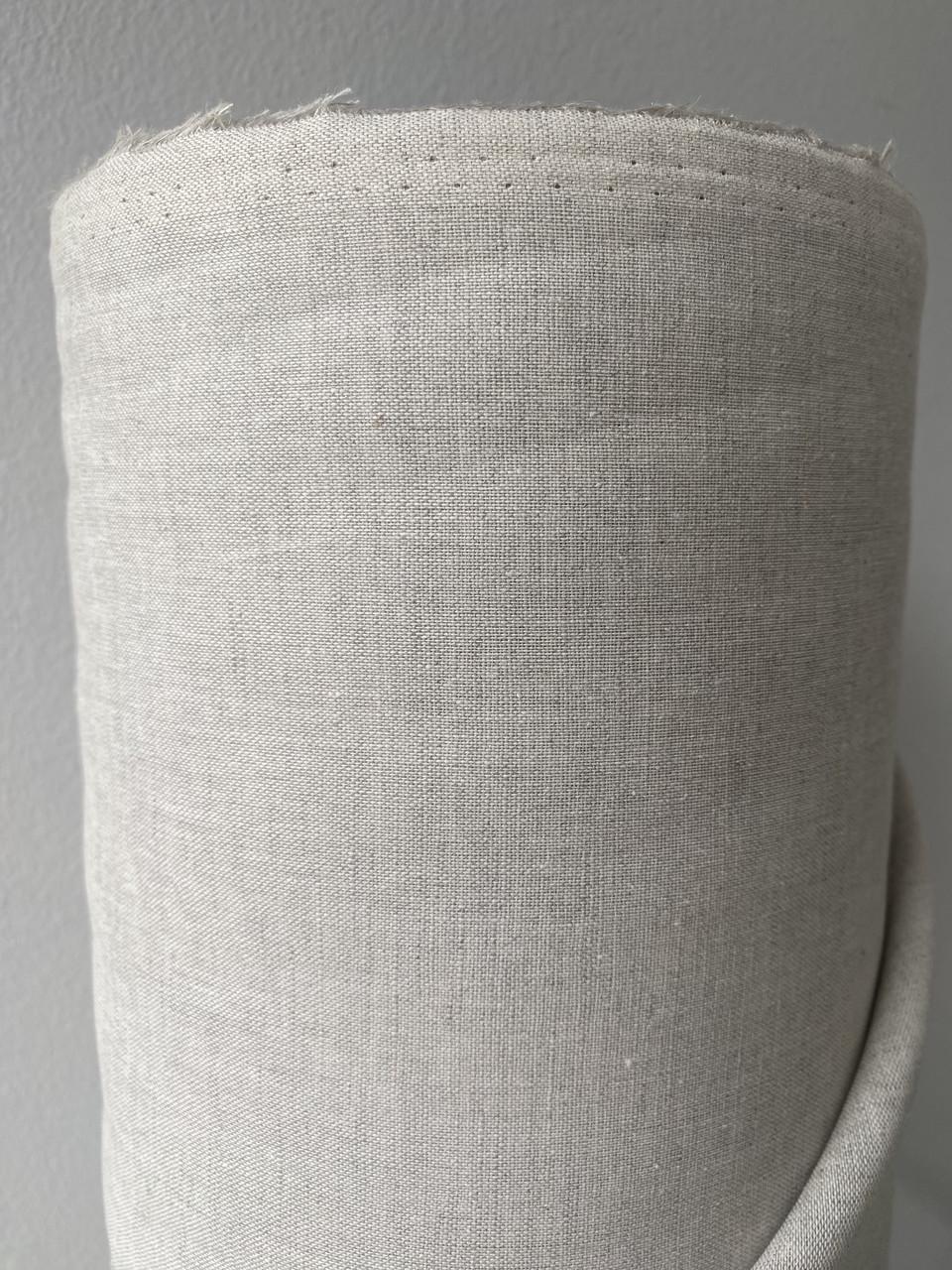 Тканина LINEN PLUS 51% льон та 49% бавовна 150 см 330 Сірий - фото 6