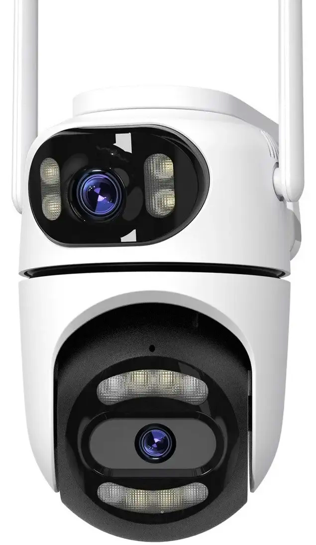 Камера вулична Camera Q2 2 незалежні об'єктиви 4MPx+4MPx IP Wi-Fi (iCSee APP)