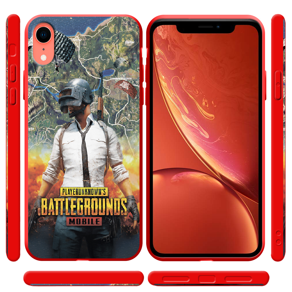 Чехол Boxface iPhone XR PUBG Mobile Красный силикон (35417-up2309-42163) - фото 2