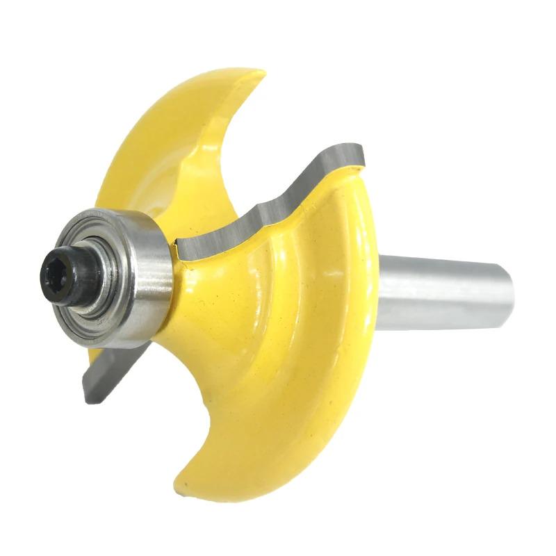 Набор фрез по кромочному дереву с подшипником хвостовик 8 мм 4 шт. (F555) - фото 9