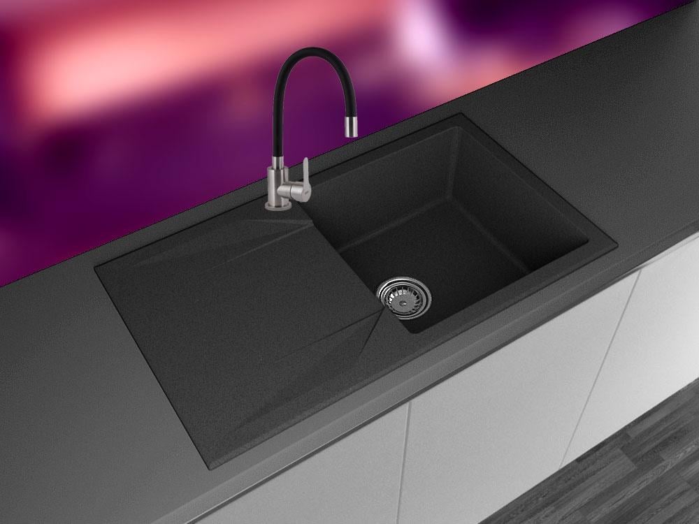 Змішувач для кухні гнучкий Continent GRO i15 Чорний (28613712) - фото 2 Змішувач для кухні гнучкий Continent GRO i15 Чорний (28613712) - фото 2