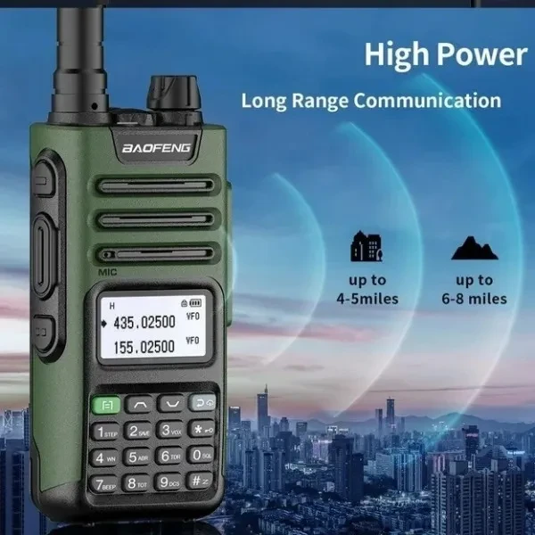 Рация Baofeng UV-13 Pro v2 дальность до 10 км/батарея 1800 mAh/8 W - фото 6