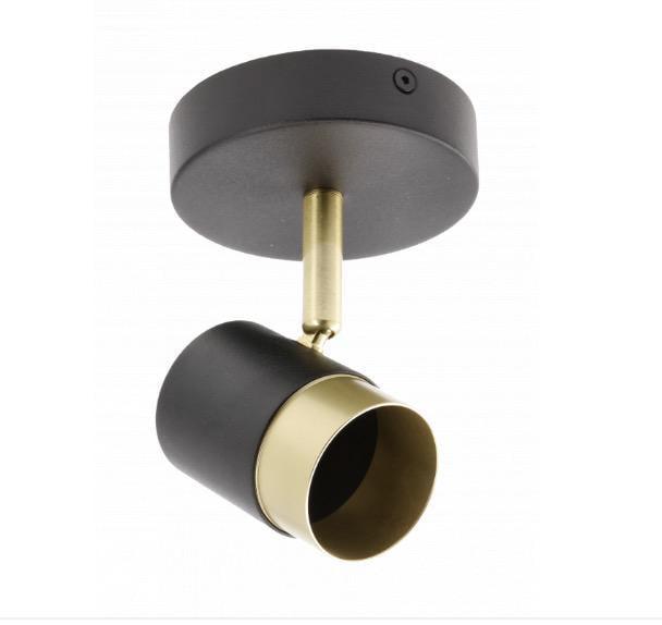 Спот GTV ORIO GU10 max 50W IP20 одинарный Черный (00000022852)