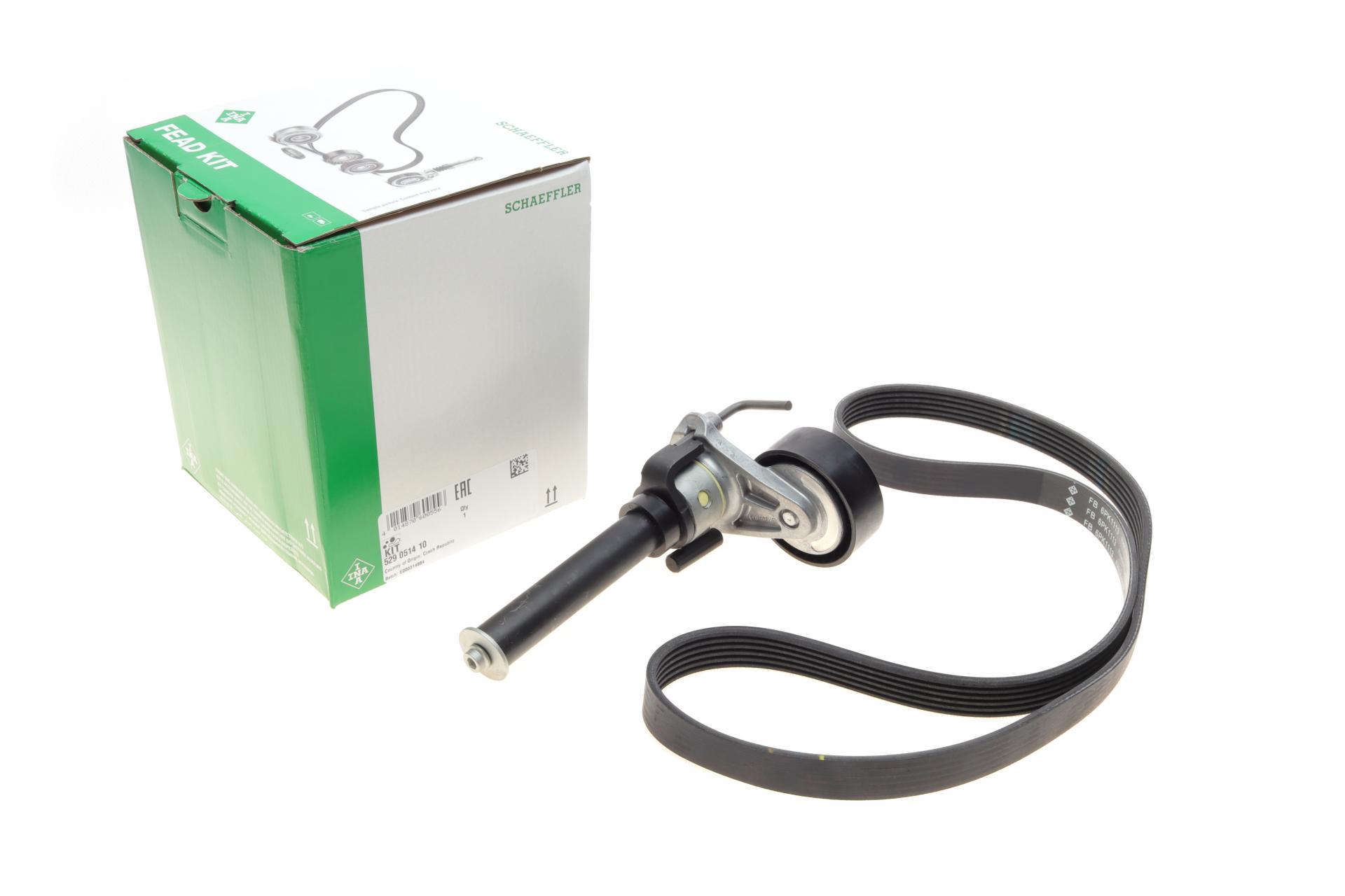 Комплект ремня генератора INA Audi A3/VW CC 1.8TSI/2.0TSI 04-6PK1113 (529 0514 10) Комплект ремня генератора INA Audi A3/VW CC 1.8TSI/2.0TSI 04-6PK1113 (529 0514 10)