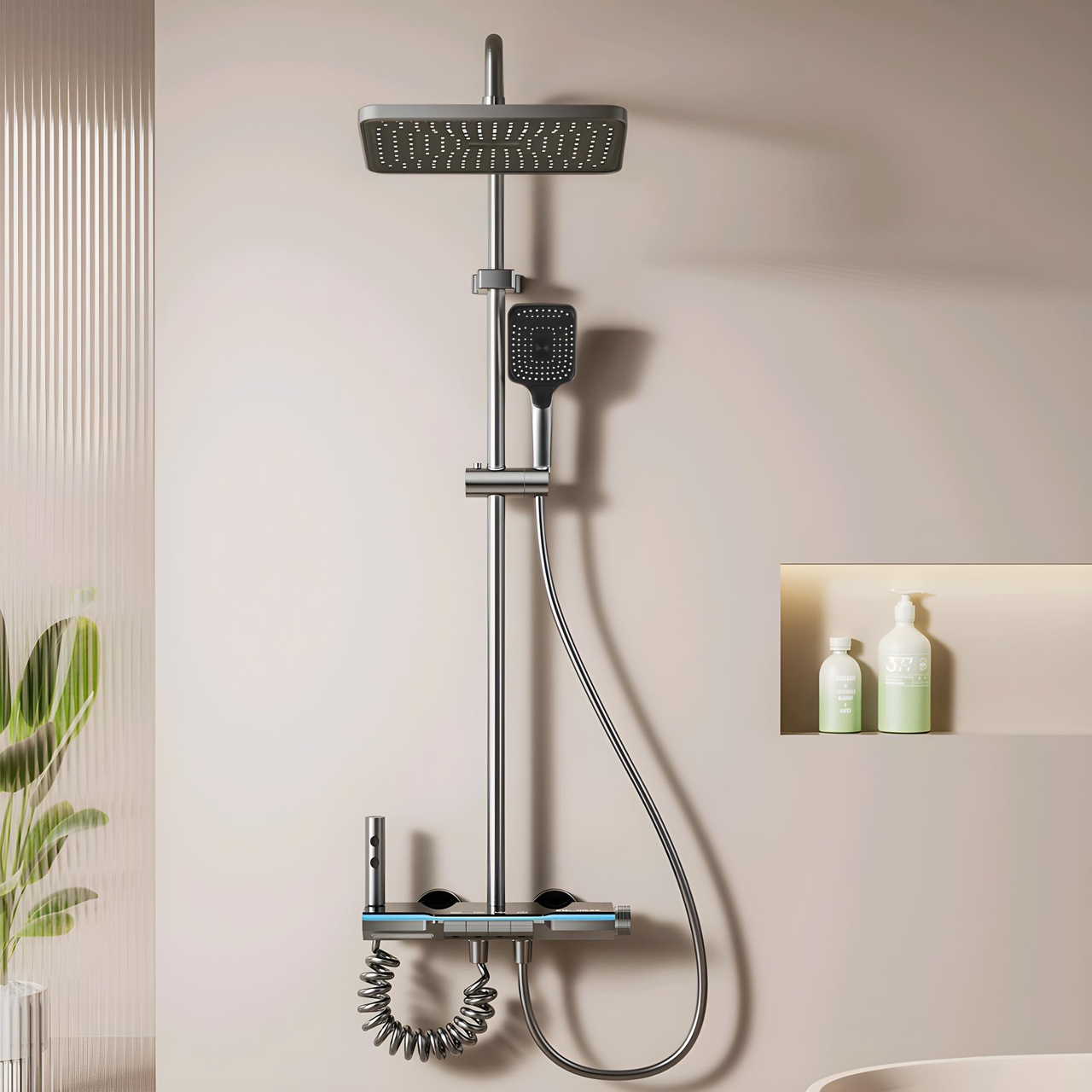 Душевой комплект iHunt C846 с подсветкой/интуитивным управлением и 4 режимами струи Душевой комплект iHunt C846 с подсветкой/интуитивным управлением и 4 режимами струи