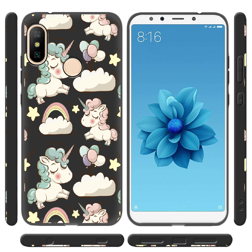 Чехол BoxFace Xiaomi Mi A2 Lite Unicorns Черный силикон (34892-cc2-35127) - фото 2 Чехол BoxFace Xiaomi Mi A2 Lite Unicorns Черный силикон (34892-cc2-35127) - фото 2