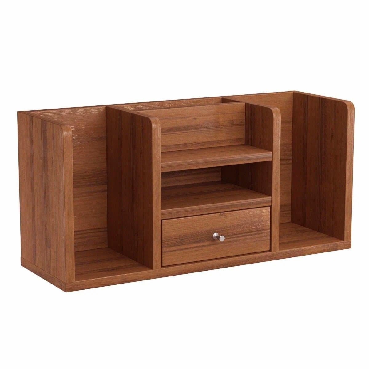 Полка книжная настольная из дерева Минара Шафран (КПА-037806)