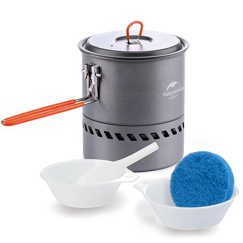 Котелок с радиатором Naturehike NH15T216-G 1,5 л Grey